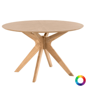 Table Ronde Fixe En Bois Droma