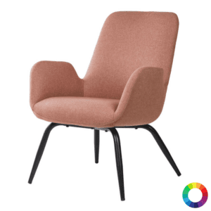 Fauteuil Contemporain en Métal et Tissu ISSA