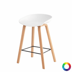 Tabouret en Bois Contreplaqué et Polypropylène OBED, vue générale