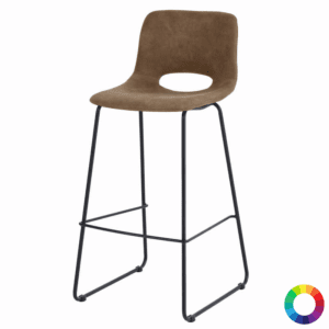 Tabouret en Métal et en Tissu BEAN, vue générale